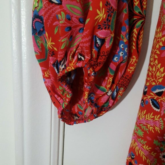 VOOM by Joy Han Multi Color Floral Print Tunic - Picture 6 of 6